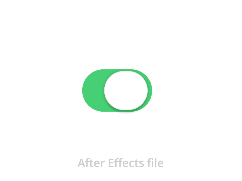 iOS7 Swith - free After Effects file.