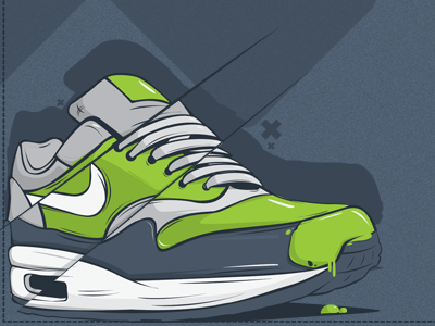 Nike Airmax arsek four plus free range illustrations illustrator vector