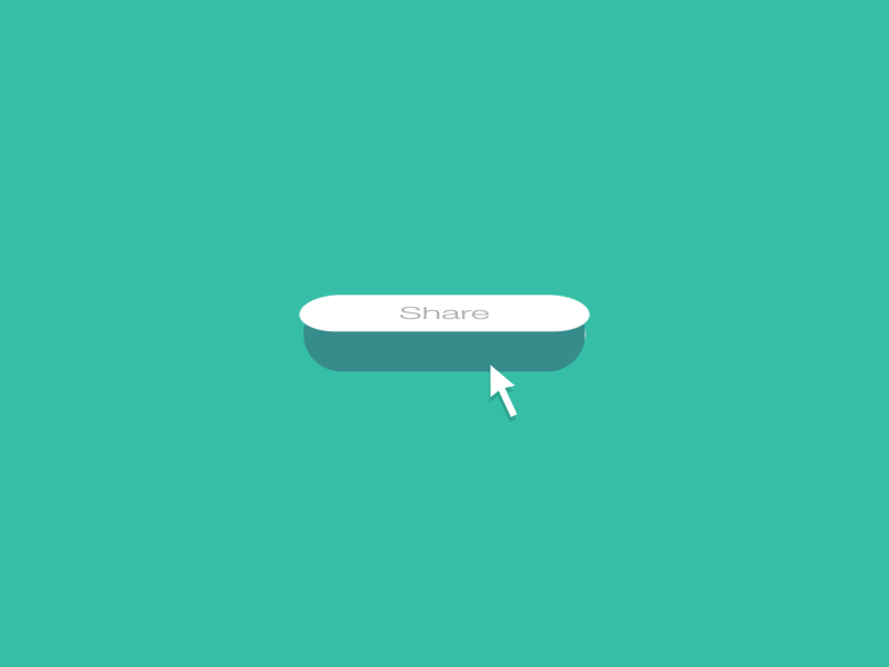 Share Button Animation by LetUsCreateSomething on Dribbble