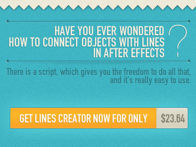 Lines Creator after effects arsek buy button design get button pixel plugin typography ui