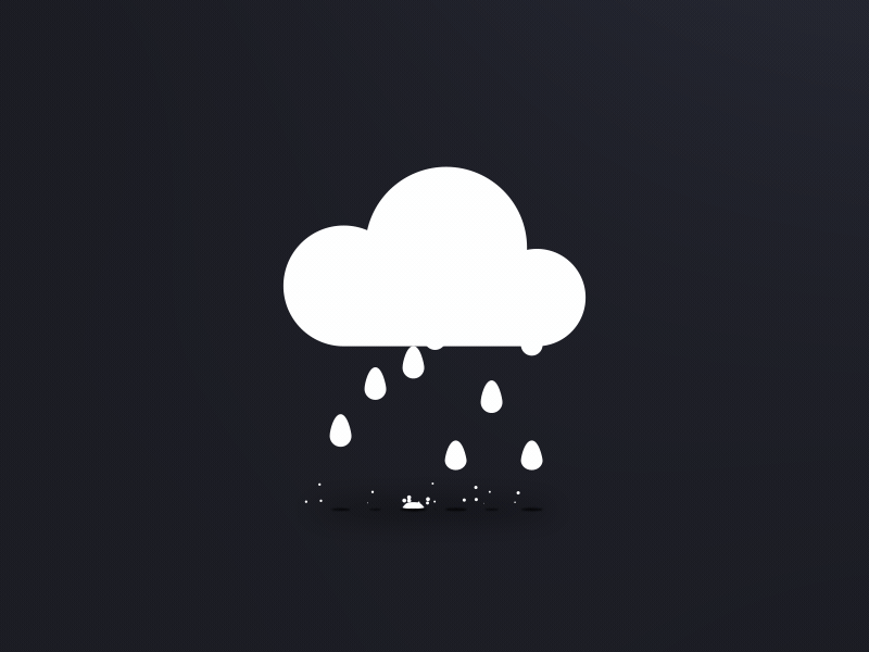 Cloud - After Effects Freebie after effects animation flat forecast four plus free freebie project rain tutorial