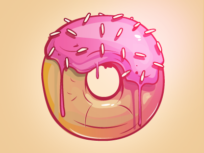 Donut bulgaria candy donut fresh icon illustration sofia sticker tasty vector