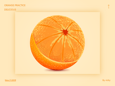 orange practice illustraion illustration orange painting