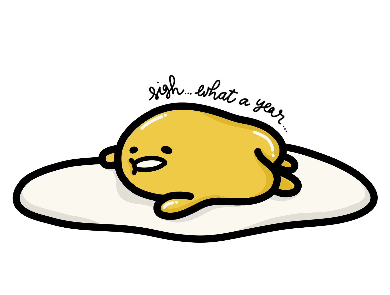 What A Year, Right Gudetama? By Linda Kuang On Dribbble