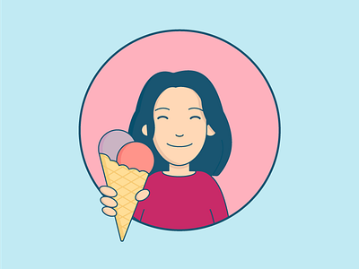 hi hi ice cream illustrations