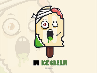 ice cream cream ice illustration