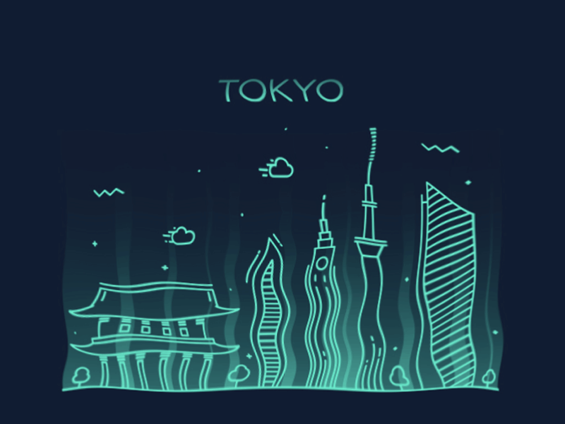 Tokyo ai art illustration
