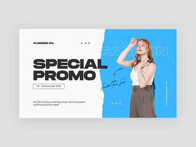 Modern Minimalist Special Promo - Banner