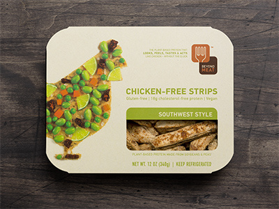Beyond Meat Packaging beyond meat chicken meat packaging steve bullock vegan