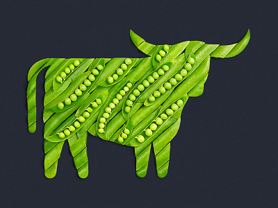 Pea Protein beef beyond meat cow icon pea peas steve bullock vegetable
