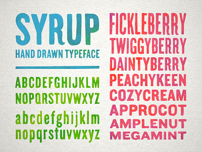 Syrup Typeface