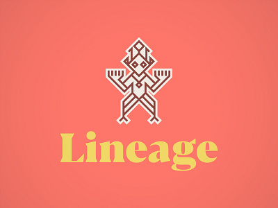 Lineage Ancestor Logo brand identity logo pattern steve bullock