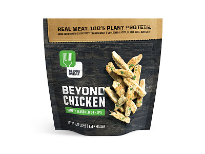 Beyond Meat Butcher Bag beyond meat chicken packaging steve bullock texture vegan vegetarian