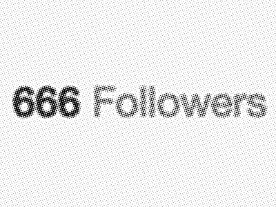 666 followers