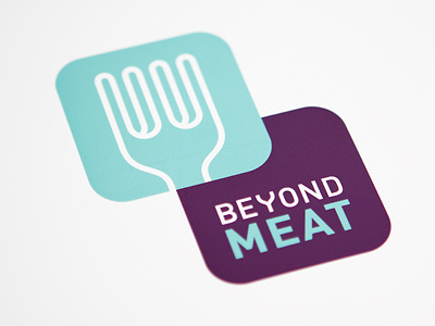 Beyond Meat Logo beyond meat enclosure escher fork illustration logo optical illusion steve bullock