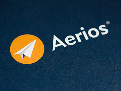 Aerios airplane logo paper steve bullock