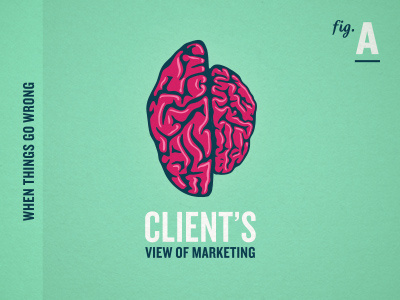 When Things Go Wrong fig.A brain clients diagram illustration marketing steve bullock wrong