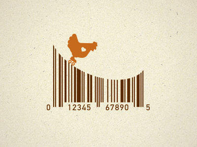 Roller Chicken barcode beyond meat chicken icon roller skate steve bullock upc