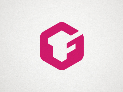 Cube 3d cube dimension f g good fit initials isometric logo steve bullock