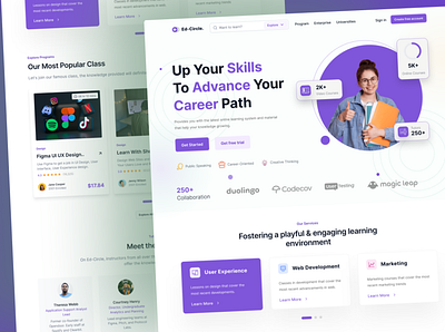 Ed-Circle: Online Course Marketplace Design Concept