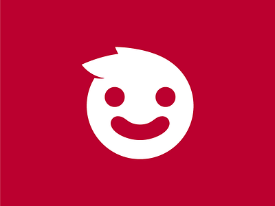 Logo Concept happy logo personal smile