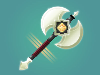 Mythril Axe axe battle fantasy magic mythril rpg weapon