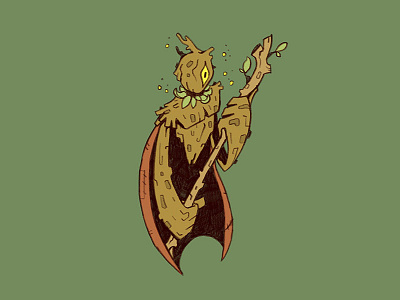 Forest Spirit cartoon character character design character quest creature forest illustration leaf spirit woods