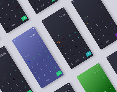 calculator app app design ui