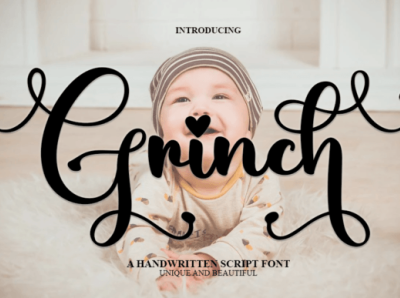 About Grinch Font about font