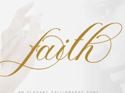 About Faith Font 3d animation branding font graphic design logo motion graphics
