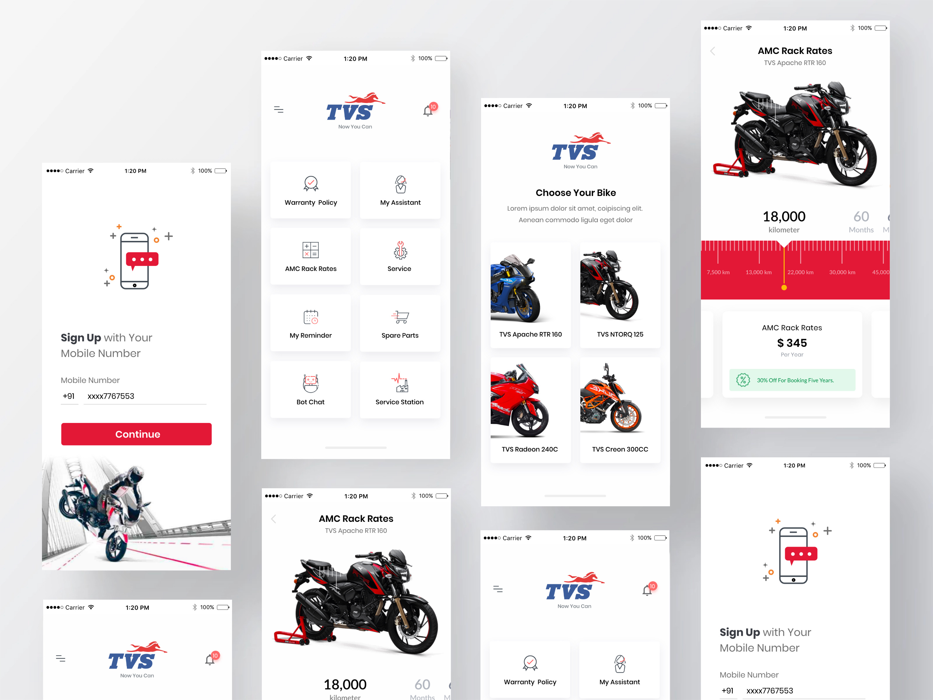 Bike Management UI Kit v3 by Rushi Yo on Dribbble