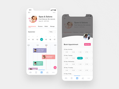 Salon Booking App Ui