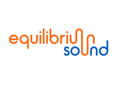 Equilibrium Sound brand identity logo minimalism typography wordmark