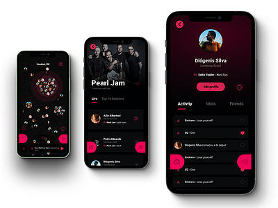 App | Muusic app ui ux