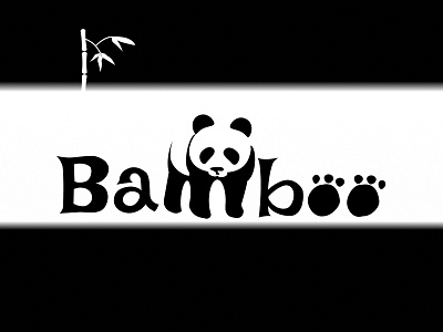 Panda_Bamboo Logo bamboo dailylogochallenge illustration logo panda