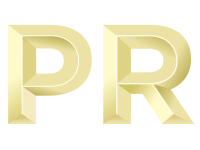 Lawyer type geometric gold strong typography