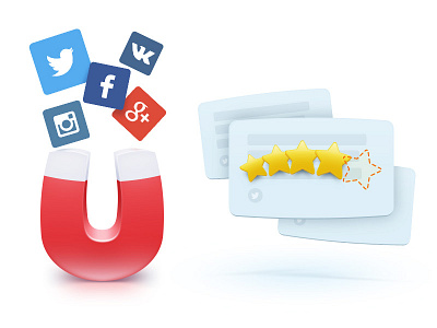 Icons icons magnet messages photoshop rate rating social