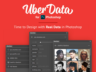 UberData Extension for Photoshop