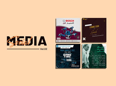 Social Media Designs Vol.02 branding design graphic design logo social media