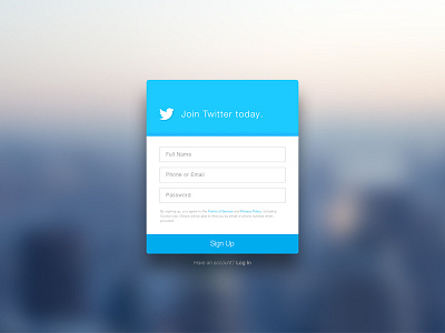 Daily UI - #001 - Sign Up