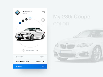 Bmw car configurator