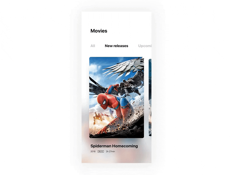 Movies - Mobile App Design - Principle
