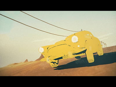 PROCESSING FRAME wip ai aston martin c4d cinema4d desert ebsynth mdcommunity motiondesign motiongraphics textures