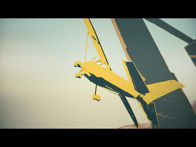 PROCESSING FRAME Cessna wip ai c4d cessna cinema4d ebsynth ebsynthmotiongraphics mdcommunity motiondesign