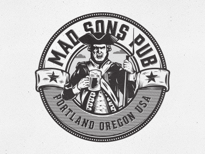 Mad Sons Pub bar bayonet beer mad patriot pub revolution soldier war