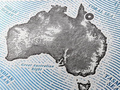Map of Australia australia cartography drawing engraving retro vector vintage