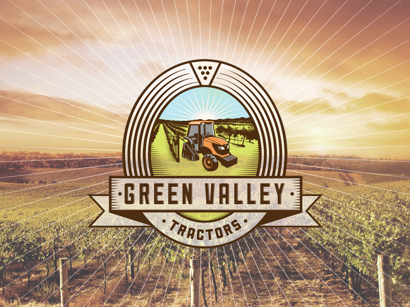 Green Valley Tractors by Milovanovic Milos on Dribbble
