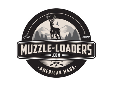 Muzzle-Loaders american deer emblem gun loaders logo mountains muzzle nature retro vintage