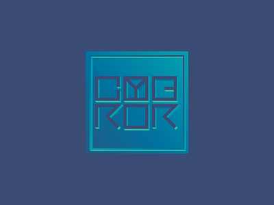 CYBROR app game icon logo type typography