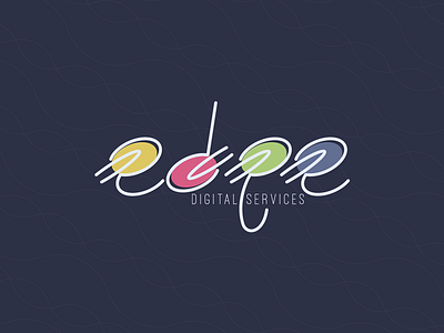 Edge brand digital identity logo marketing service web